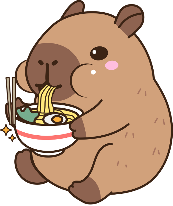 Ramen-essendes Wasserschwein